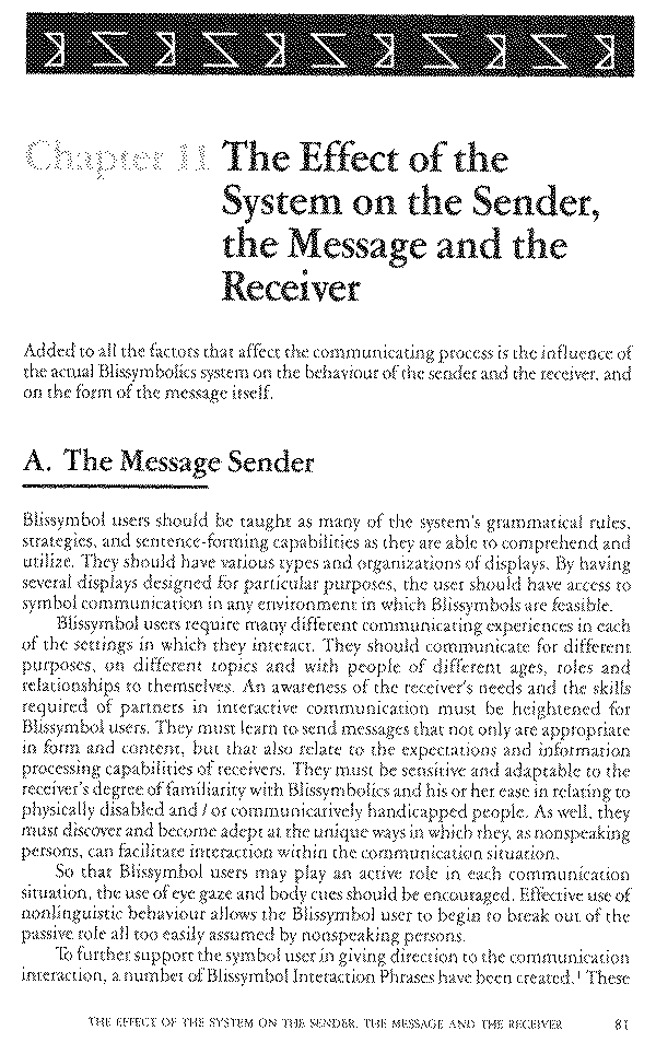 Communicating with Blissymbolics, 81