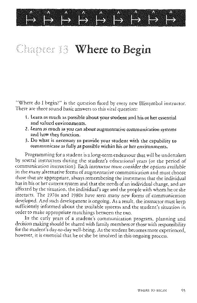 Communicating with Blissymbolics, 95