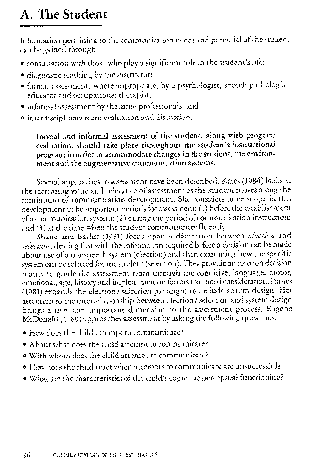 Communicating with Blissymbolics, 96